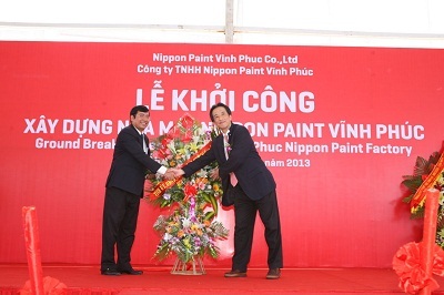 Chủ tịch UBND Tỉnh Vĩnh Phúc và Ông Fujita Tetsuro.