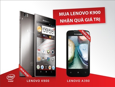 Mua Lenovo K900 nhận quà giá trị - 1 Mua Lenovo K900 nhận quà giá trị