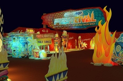 Dàn sao "khủng" đổ bộ Lễ hội Freshtival - 2 Hình ảnh thiết kế khu Fire Zone