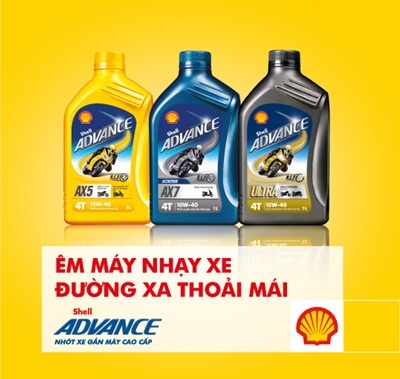 Để lựa chọn đúng các dòng sản phẩm Shell Advance