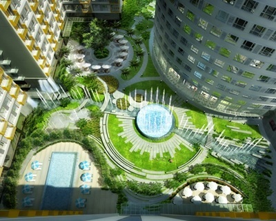 Airport Plaza - Giá trị đích thực dành riêng cho bạn - 3 Không gian xanh tràn ngập trong một tổng thể cảnh quan hài hòa.