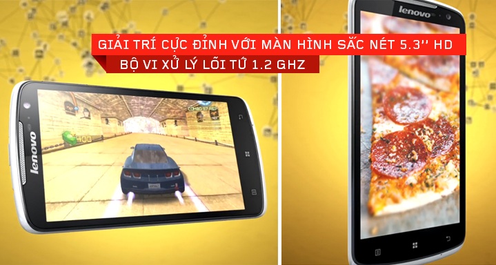FPT trình làng Lenovo S920 lõi tứ màn hình 5.3’’HD - 2 Ấn tượng với màn hình 5.3’’HD