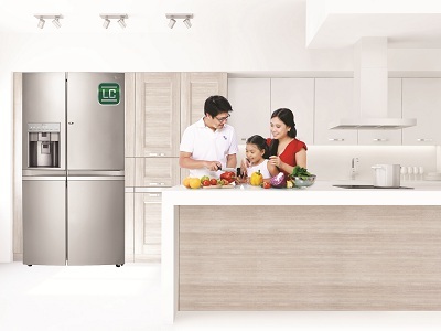 Chiếc tủ lạnh LG là bí quyết để nhà chị Ngọc Anh luôn có món ngon mỗi ngày.
