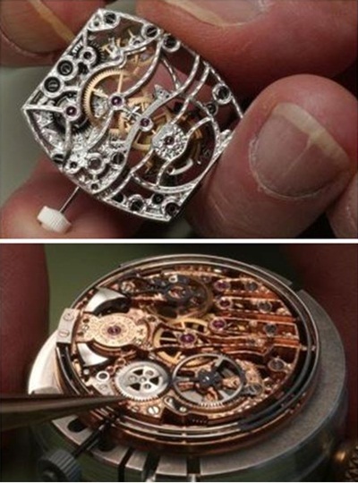 Chơi đồng hồ nghệ thuật Skeleton