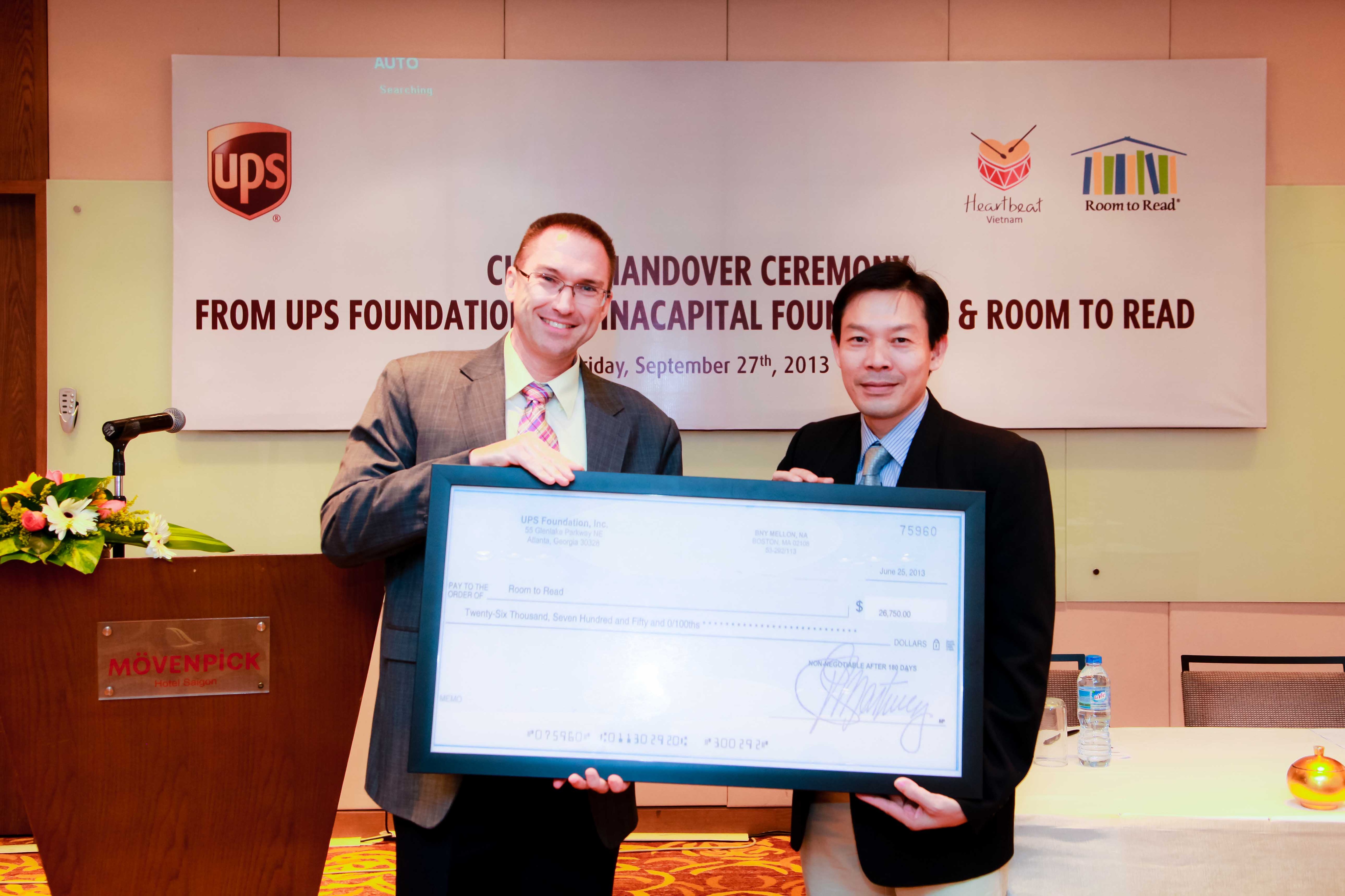 UPS Foundation tài trợ cho VinaCapital Foundation và Room To Read - 2 UPS Foundation tài trợ cho VinaCapital Foundation và Room To Read