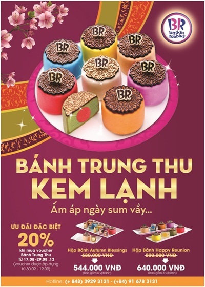 Bánh Trung Thu Kem Lạnh Baskin Robbins: “Ấm áp ngày sum vầy” - 1 Bánh Trung Thu Kem Lạnh Baskin Robbins: “Ấm áp ngày sum vầy”