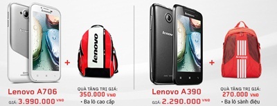 Mua Smartphone Lenovo, nhận ngay quà tặng đẳng cấp - 3 Lenovo
A706