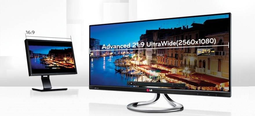 LG và bước tiến mới trong lĩnh vực màn hình máy tính - 5 Màn hình IPS của LG có tỷ lệ 21:9 cho góc nhìn tối đa.
