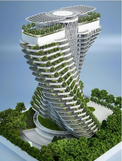 D’. Le Pont D’or – Hoàng Cầu góp phần làm xanh hóa đô thị - 1 Hình ảnh những “mái nhà xanh” trên
thế giới