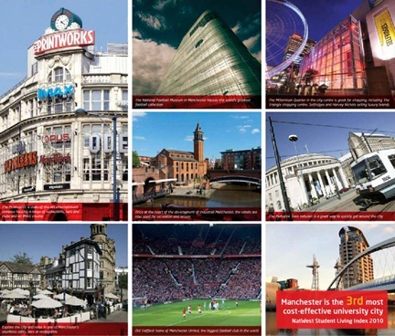 Đại học Manchester – đội bóng thành Man và học bổng du học Anh - 2 Thành phố Manchester hiện đại và năng động