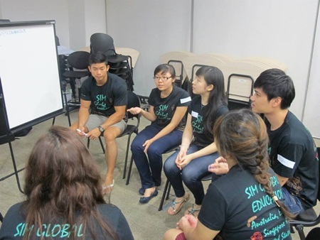 Sinh viên Nguyễn Huyền Ngọc của Nhật Anh đang học tập tại SIM