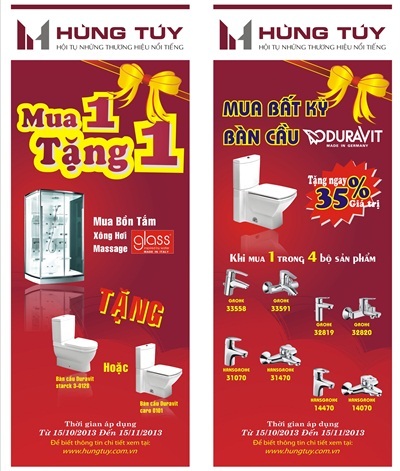Tưng bừng khuyến mãi tại Showroom Hùng Túy - 1 Cơ
hội lớn cho khách hàng để sở hữu những thiết bị phòng tắm cao cấp