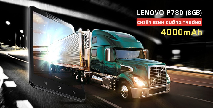 FPT tung ra hàng loạt smartphone phiên bản mới - 3 Lenovo P780: Chiến binh đường trường với dung lượng
pin siêu khủng 4.000 mAh