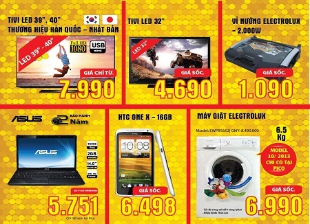 Nhiều mặt hàng giảm giá tại Pico dịp Tháng khuyến mại Hà Nội - 2 Nhiều mặt hàng giảm giá tại Pico dịp Tháng khuyến mại Hà Nội