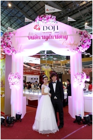 DOJI - Dấu ấn đẳng cấp tại Hội chợ Trang sức - 7 Khu vực Nhẫn cưới dành riêng cho các đôi ban trẻ đang hướng về hôn lễ