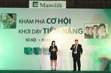 Ngày hội tuyển dụng của Manulife Việt Nam tại Hà Nội đã thu hút hơn 1,000 người tham dự