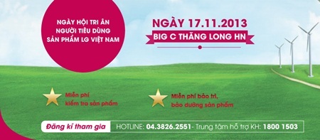 “Ngày hội tri ân người tiêu dùng sản phẩm LG & Samsung Việt Nam” - 1 “Ngày hội tri ân người tiêu dùng sản phẩm LG & Samsung Việt Nam”