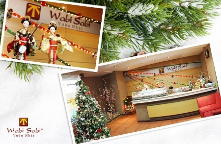 Rộn ràng không khí giáng sinh tại nhà hàng Wabi Sabi