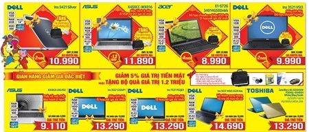 Siêu thị Điện máy HC: Tết đến xuân sang ngập tràn quà tặng - 4 Máy giặt thương hiệu Hàn Quốc động cơ Inverter 7.5kg giá chỉ còn 9 triệu 590 nghìn đồng;