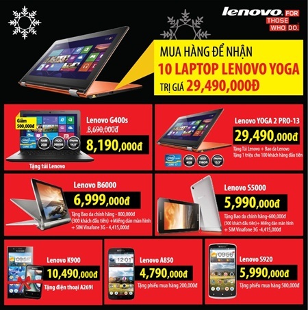 FPT Shop: 6.000 điện thoại Samsung bán với giá chỉ 10.000 đồng! - 3 Yoga
2 Pro