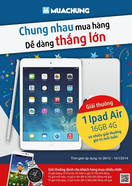 Muachung.vn: "Chung nhau mua hàng, dễ dàng thắng lớn" - 1 Muachung.vn: Chung nhau mua hàng, dễ dàng thắng lớn
