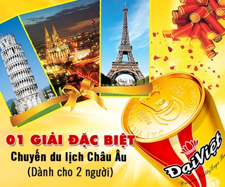 "Giật nắp trúng thưởng", tìm cơ hội khám phá Châu Âu - 1 Giật nắp trúng thưởng, tìm cơ hội khám phá Châu Âu