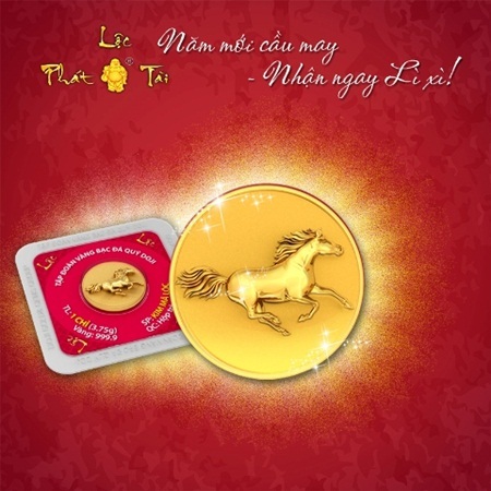 Giáp Ngọ cầu may – Mua ngay Kim Mã - 1 Sản phẩm