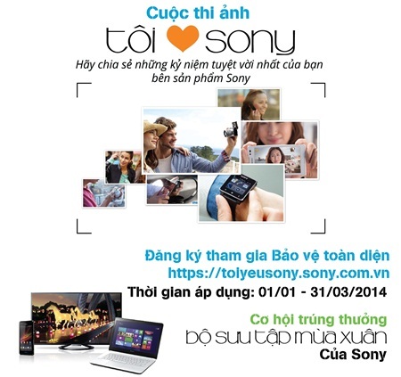 Chương trình ưu đãi mùa Xuân đặc biệt của My Sony - 3 Xem chi tiết tại