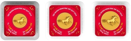 Giáp Ngọ cầu may – Mua ngay Kim Mã - 3 Sản phẩm Kim
Mã Lộc (1 chỉ) – Kim Mã Phát (2 chỉ) –Kim Mã Tài (5 chỉ)