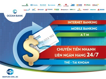 Chuyển tiền liên ngân hàng cùng OceanBank - 1 Chuyển tiền Nhanh liên ngân hàng 24/7