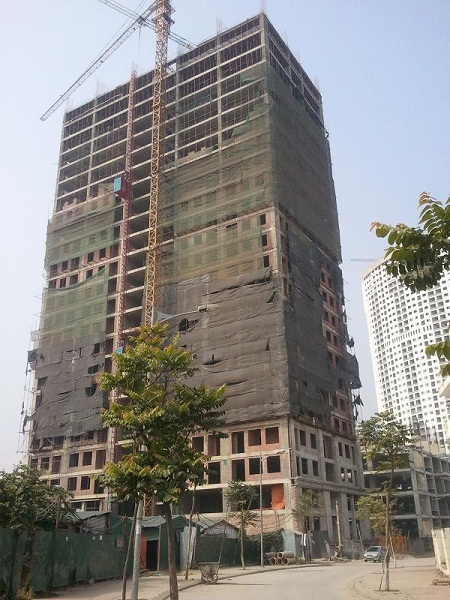 Hình ảnh tiến độ dự án CT12 Văn Phú, trung bình 8-10 ngày/sàn