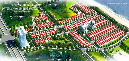 BĐS Tâm Quang Minh – Đà Nẵng mở bán đất nền nhà khu Bắc Sơn Trà - 1 Phối cảng tổng thể dự án Bắc Sơn Trà