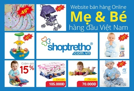 Chương trình khuyến mại giảm giá từ các thương hiệu nổi tiếng chỉ có tại Shop Trẻ Thơ