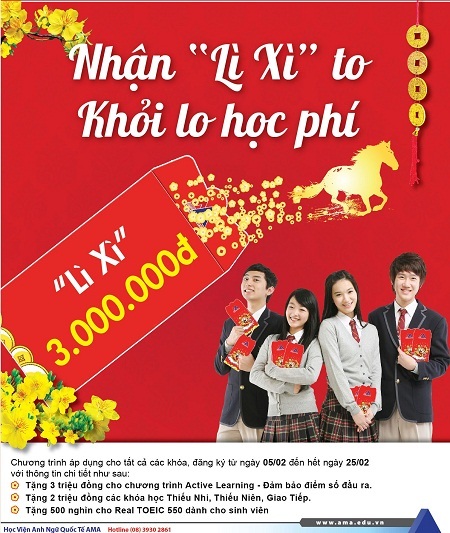 Theo đó, khi đăng ký các chương trình học tiếng Anh trên toàn quốc từ ngày