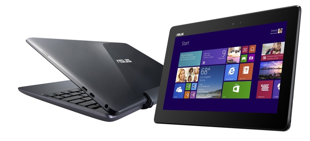 T100 – thiết bị lai có thể sử dụng như laptop hoặc tablet tùy theo mục đích của người dùng.