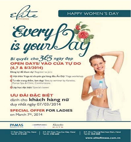 “Ghi điểm” cho ngày 8/3