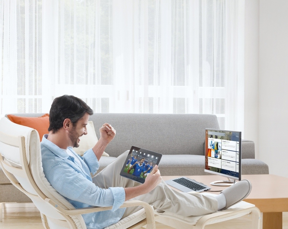 Trio, một trong những sản phẩm lai tiêu biểu: vừa là tablet, vừa là laptop, vừa là PC