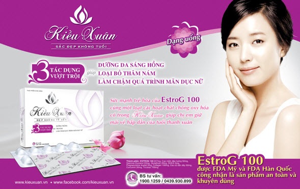 Lão hoá sớm do suy giảm nội tiết tố - 1 Viên uống Kiều Xuân
