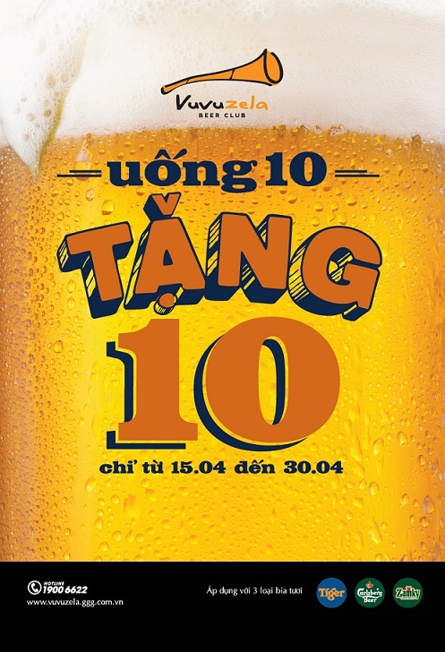 Tưng bừng khai trương Vuvuzela thứ 6 tại Tràng Thi - 1 Tưng bừng khai trương Vuvuzela thứ 6 tại Tràng Thi