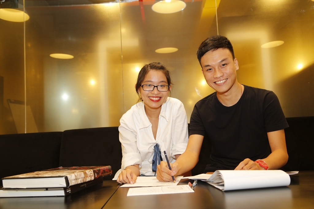 Các “Sư tử trẻ” trước ngày đến Cannes - 7 Bảo Ngọc và Huy Vũ rất hiểu nhau nên làm việc khá dễ dàng