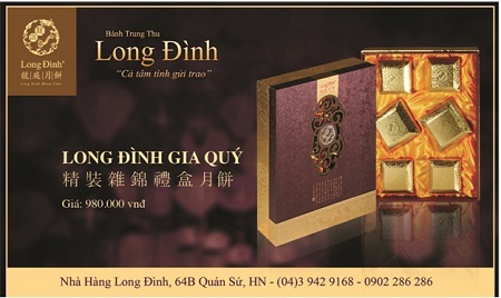 Bánh Trung Thu Long Đình - Cả tâm tình gửi trao - 3 Bánh Trung Thu Long Đình - Cả tâm tình gửi trao
