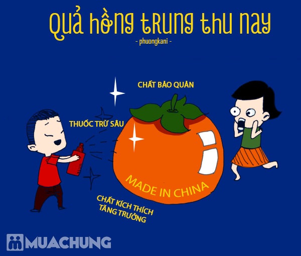 Những hình ảnh so sánh thú vị về ăn uống Trung thu xưa & nay - 10 Thì giờ đây, đằng sau vẻ hào nhoáng toàn là hóa chất độc hại