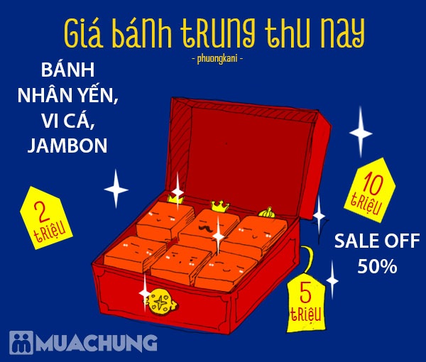 Những hình ảnh so sánh thú vị về ăn uống Trung thu xưa & nay - 6 Bánh Trung thu truyền thống rất rẻ, là thứ mà bất cứ ai cũng có thể mua