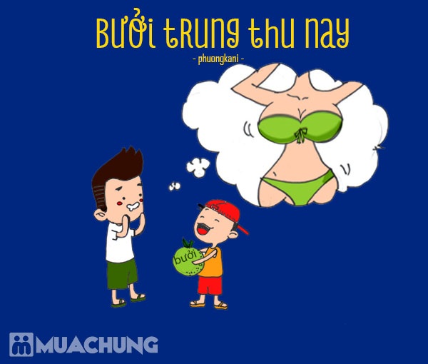 Những hình ảnh so sánh thú vị về ăn uống Trung thu xưa & nay - 8 Ngày nay, “bưởi” làm người ta liên tưởng đến những hình ảnh tế nhị khác…