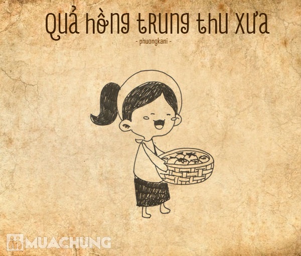 Những hình ảnh so sánh thú vị về ăn uống Trung thu xưa & nay - 9 Những quả hồng ngâm trước đây là món ăn mà bất cứ đứa trẻ nào cũng thích…
