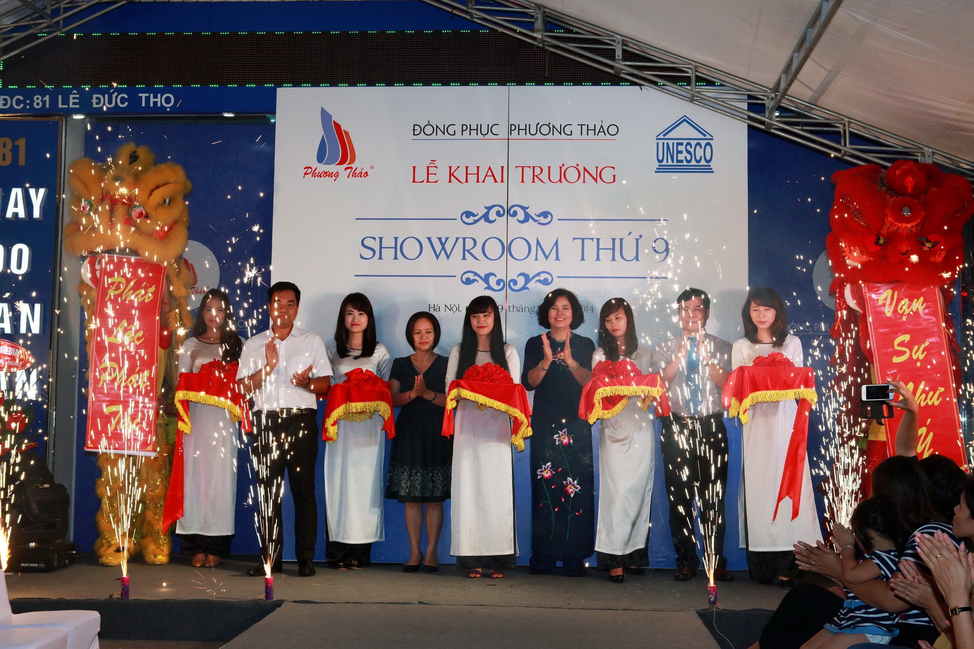 Công ty May Phương Thảo tưng bừng khai trương showroom thứ 9 tại toà nhà C Land Lê Đức Thọ, Hà Nội.