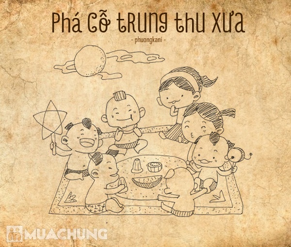 Hình ảnh quây quần phá cỗ, cùng nói chuyện cười đùa vào đêm hội Trăng rằm
nay còn đâu…
