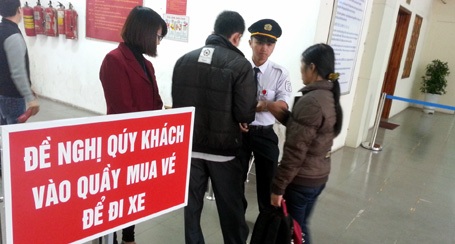 Hình ảnh "khác lạ" tại các bến xe ở Hà Nội - 4 Tại bến xe Gia Lâm, kế hoạch được triển khai từ ngày 1/11.