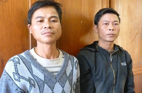 Hà Nội: Trộm cọc tiền to, “bỏ sót” nhiều vàng trong két sắt - 1 Hai đối tượng Thạch và Dực.