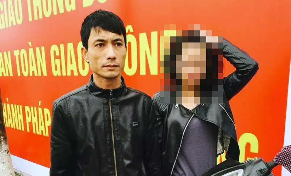 Đối tượng Cường cùng bạn gái.